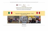 Viaje de Intercambio México - Perúgobernanzabiodiversidad.mx/wp-content/uploads/2016/09/gobernanza... · Agro-ecoturismo y turismo vivencial. 4. Recuperación de la gastronomía