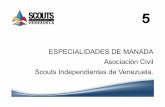 ESPECIALIDADES DE MANADA Asociación Civil …scouts-siv.weebly.com/uploads/2/1/4/9/21490558/5.-especialidadesde... · Especialidades Grupo Amarillo. 5 1.-Conocer los principales