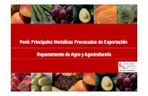Perú: Principales Hortalizas Procesadas de Exportación ... · peru : exportaciones de hortalizas procesadas ... 3 20325117835 sociedad agricola drokasa s.a. 6.4 17.8 7.1% 23% 4