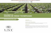 DISEÑO DE RIEGO TECNIFICADO - Postgrados … · modalidad on-line para tÉcnicos profesionales facultad de derecho vicerrectorÍa de investigaciÓn y postgrado postgrados‘16 diplomado