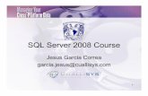 SQL Server 2008 Course - cuallisys.com€¦Procedimientos Almacenados Del Sistema En SQL Server, muchas actividades administrativas e ... para registrar instancias de SQL Server y