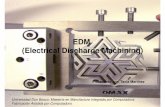 EDM (Electrical Discharge Machining) · tradicional. • No se presentan virutas ni deformaciones que sí se presentan con el maquinado ... utilizar micro mecanizado por descarga