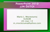 PowerPoint 2007 ¡UN ÉXITO! - Blog Didáctico · •Definir PowerPoint, conocer el vocabula-rio relacionado con las presentaciones y ... • Limita el contenido a seis líneas por