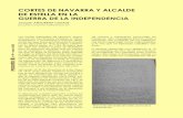 CORTES DE NAVARRA Y ALCALDE DE ESTELLA EN LA GUERRA DE … estell… · con fecha del 10 de nobiembre de 1817, ... que de una forma u otra participaron en ... del espíritu de su