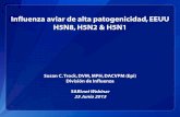 Influenza aviar de alta patogenicidad, EEUU H5N8, … · Influenza aviar de alta patogenicidad, EEUU H5N8, H5N2 & H5N1 Susan C. Trock, DVM, MPH, DACVPM (Epi) División de Influenza