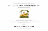 Himno de Andalucía - free-scores.com · Partitura Dirección Himno de Andalucía h = 66 Arreglo de: Luis Carlos Martín Música y Letra: Blas Infante Flautas I y II Oboe Fagot Requinto