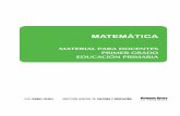 MATERIAL PARA docEnTEs PRIMER gRAdo …servicios.abc.gov.ar/.../docentes/matematica_primer_grado.pdf · Matemática material para docentes primer grado educación primaria / Silvana