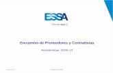 Encuentro de Proveedores y Contratistas - essa.com.co proveedores ESSA 1… · Define los criterios y la estrategia de negociación Contratación Señala los pasos para la selección