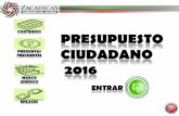Presentación de PowerPoint - finanzas.gob.mx Ejecutivo 2016/PRESUPU… · LOS NÚMEROS ¿Qué es el Presupuesto de Egresos del Estado de Zacatecas ¿Qué es el Presupuesto de Ciudadano