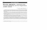Investigación Renta agrariay ganancias extraordinarias …crecimientoeconomico-asiain.weebly.com/uploads/1/2/9/0/1290958/... · Desarrollo Argentino ... so o directamente la salida