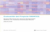 Evaluación del Proyecto SADATES - buenosaires.gob.ar€¦ · Este informe, finalizado a comienzos de 2011, además de ser un apor- ... Hospital de Rehabilitación “Manuel Roca”.