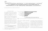 HIPERTENSIÓN ART y col. HIPERTENSIÓN ARTERIAL Y DISLIPIDEMIA: ¿PUEDE LA ...publicacionesmedicina.uc.cl/Boletin/20072/hipertension.pdf · 2014-09-24 · en forma progresiva al aumentar
