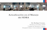 Actualización en el Manejo del SDRA - smschile.cl · PEEP vs maniobras de reclutamiento • maniobras de reclutamiento alveolar