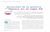Desarrollo de la química México en el siglo XX - IFUNAMscifunam.fisica.unam.mx/mir/LEMC/desarrollo.quimica.pdf · primeros laboratorios de química analítica cualitativa y ...