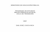 Programa de Ingl©s Ciclo de Transici³n Formato Horiz. ministerio de educaci“n pblica programa