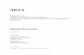 ARTA User Manual - artalabs.hr · Manual de usuario Versión 1.2.0 Ivo Mateljan Laboratorio de Electroacústica Facultad de Ingeniería Eléctrica R. Boskovica bb. 21000 Split, Croacia