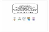 REMISIÓN TELEMÁTICA DE LA INFORMACIÓN … · Pág. 2 de 69 Remisión Telemática de la información relativa a la contratación de las Entidades locales –Guía de ayuda al usuario