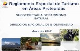 Reglamento Especial de Turismo en Áreas Protegidasmaetransparente.ambiente.gob.ec/documentacion/Biodiversidad... · de atractivos naturales de flora, fauna, paisajísticos, geológicos,