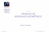 Departament d’Enginyeria 1.1 11 Mecànica i TÉCNICAS DE ...cad3dconsolidworks.uji.es/CAD3DSW1_T1_Modelado_Cap01.pdf · La secuencia de operaciones no es conmutativa CSG Primitivas
