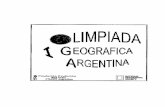 OLIMPIADA GEOGRAFICA ARGENTINA - … · entre querer saber y aprender a dar ... participar en este nuevo desafío, ... de 1997 del Poder Ejecutivo de la Provincia de Corrientes.