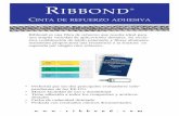 RIBBOND - sasexclusivasdentales.es Ribbond.pdf · Aplique composite fluido sobre la férula como capa final para suavizar la superficie. Férula terminada (lingual) Férula terminada