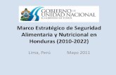 Marco Político Estratégico de Seguridad Alimentaria y ... · instrumentos san alineados con la vision de pais y el plan de nacion ley de seguridad alimentaria y nutricional ...