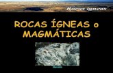 CLASIFICACIÓN DE LAS ROCAS ÍGNEAS O …iespoetaclaudio.centros.educa.jcyl.es/sitio/upload/rocas_igneas_1... · TEXTURA DE LAS ROCAS PLUTÓNICAS Granito Gabro Las texturas de grano