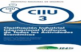 Clasificación Industrial Internacional Uniforme …portal.ins-cr.com/NR/rdonlyres/4C61D4EA-159E-4E68-A111-6D2BAECB… · 2732 Fundición de metales no ferrosos 1554 Gaseosas, Elaboración