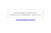 PROGRAMA OPERATIVO FONDO DE COHESIÓN …ceg.es/docs/9/po_fcohesion.pdf · la red de autovías de primera generación y de las carreteras convencionales, donde se hace necesario actuar.