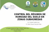 CONTROL DEL RÉGIMEN DE HUMEDAD DEL …comeii.com/comeii2016/congreso2016/php/ponencias/presentacion/... · Modelo conceptual del manejo del régimen de humedad en el suelo Específicamente