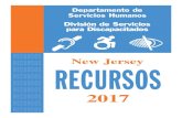 New Jersey RECURSOS - nj.gov Spanish.pdf · discapacitados del Medicaid a auto dirigir sus servi- cios Medicaid PCA. Usando un presupuesto mensual, ... Sandy Por medio de una Social