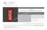 DE PROCEDIMIENTOS MANUAL - veracruz.gob.mx · La estructura del contenido del Manual de Procedimientos del Departamento de Análisis de Inversiones de Concertación ... Dirección