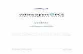 VERMAS - valenciaportpcs.com · El objeto del presente documento es definir la guía de usuario para el mensaje en formato EDI correspondiente al intercambio de información de pesos