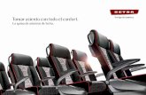 Tomar asiento con todo el confort. - Setra: setra-bus.com€¦ · El concepto de seguridad es completísimo: ... respaldo especial para un confort de asiento aún mayor y asideros