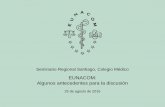 EUNACOM: Algunos antecedentes para la discusiónregionalsantiago.cl/wp-content/uploads/2016/08/Dr-Mena.pdf · Seminario Regional Santiago, Colegio Médico EUNACOM: Algunos antecedentes