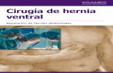 Cirugía de hernia ventral (PDF) - veteranshealthlibrary.org · Reparación de hernias abdominales. Comprender las hernias ventrales Una hernia (o “ruptura”) es una debilidad