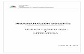 PD completa LCL+LU - iesaramo.es · SECUENCIACIÓN TEMPORAL- 1º ESO ... La Lengua Castellana y Literatura contribuye a la consecución de las competencias básicas de la etapa establecidas