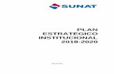 PLAN ESTRATÉGICO INSTITUCIONAL 2018-2020 · plan estratÉgico institucional 2018-2020 página 3 de 33 superintendencia nacional de aduanas y de administraciÓn tributaria i.- presentaciÓn