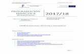 PROGRAMACIÓN DIDÁCTICA 2017/18 - …iesjuandopazo.es/Wpa/wp-content/uploads/2017/11/15_b_ELECTRIC... · MÁQUINAS ELÉCTRICAS PROGRAMACIÓN DIDÁCTICA IES Juan D’Opazo 2017/18
