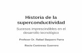Historia de la superconductividad - fis.cinvestav.mxrbaquero/histSCROCIO.pdf · 1911 • Wilhelm Wien físico alemán recibe el Premio Nobel de Física por su descubrimiento sobre