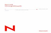 Novell GroupWise® · 4.3.1 Selección de la plataforma del Agente de Internet ... del Agente de Monitor en un servidor Windows ... de Linux: Clustering (Agrupación en ...