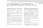Anatomía de la memoria. El patrimonio construido en …itzel.lag.uia.mx/publico/publicaciones/buenaval/buenaval7.pdf · Anatomía de la memoria. ... único en la historia urbana