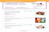 CATÁLOGO 2018 - globorojo.cl · Superficie de espuma desmontable, 40cmx70 cm, ... COLUMPIO VESTIBULADOR Precio $ 69.900 Elemento vestibular utilizado en terapias de integración
