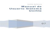 Manual de Usuario Sistema Unifile - Unifile Software · Unifile, es una herramienta contable administrativa computarizada con una innovadora ideología, la cual si aprovecha los recursos