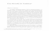 Una filosofía de América~:institucional.us.es/revistas/Araucaria/Año 3_nº6/Cap 13... · 2014-10-28 · Panorama de la filosofia iberoamericana actual 231 ... siempre en función
