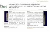 CUANDO PARA CONSERVAR EL PATRIMONIO …lalindearqueologia.com/wp-content/uploads/2013/03/06 Patrimonio... · escaneado digital del patrimonio arqueológico a través de la fotogrametría