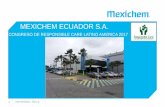MEXICHEM ECUADOR S.A. - aproque.com · en el Km 4½ de la Av. Carlos Julio Arosemena ... Charlas de 10 minutos 4. Hallazgos de inspecciones planeadas 5. Asistencia a capacitaciones,