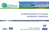La bioeconomía y la nueva revolución industrial - … Rodriguez.pdf · La bioeconomía y la nueva revolución industrial Adrián G. Rodríguez Jefe, Unidad de Desarrollo Agrícola