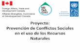 Proyecto: Prevención de Conflictos Sociales en el uso de ... · prevención, y comunicación para la conducción de los ... de manejo de los conflictos. ... Agenda Reglas de