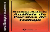 Recursos Humanos - Analisis de Puestos de Trabajocidseci.dgsc.go.cr/datos/Recursos Humanos_ Analisis de los Puestos... · relacionada con la gestión de los recursos humanos puede
